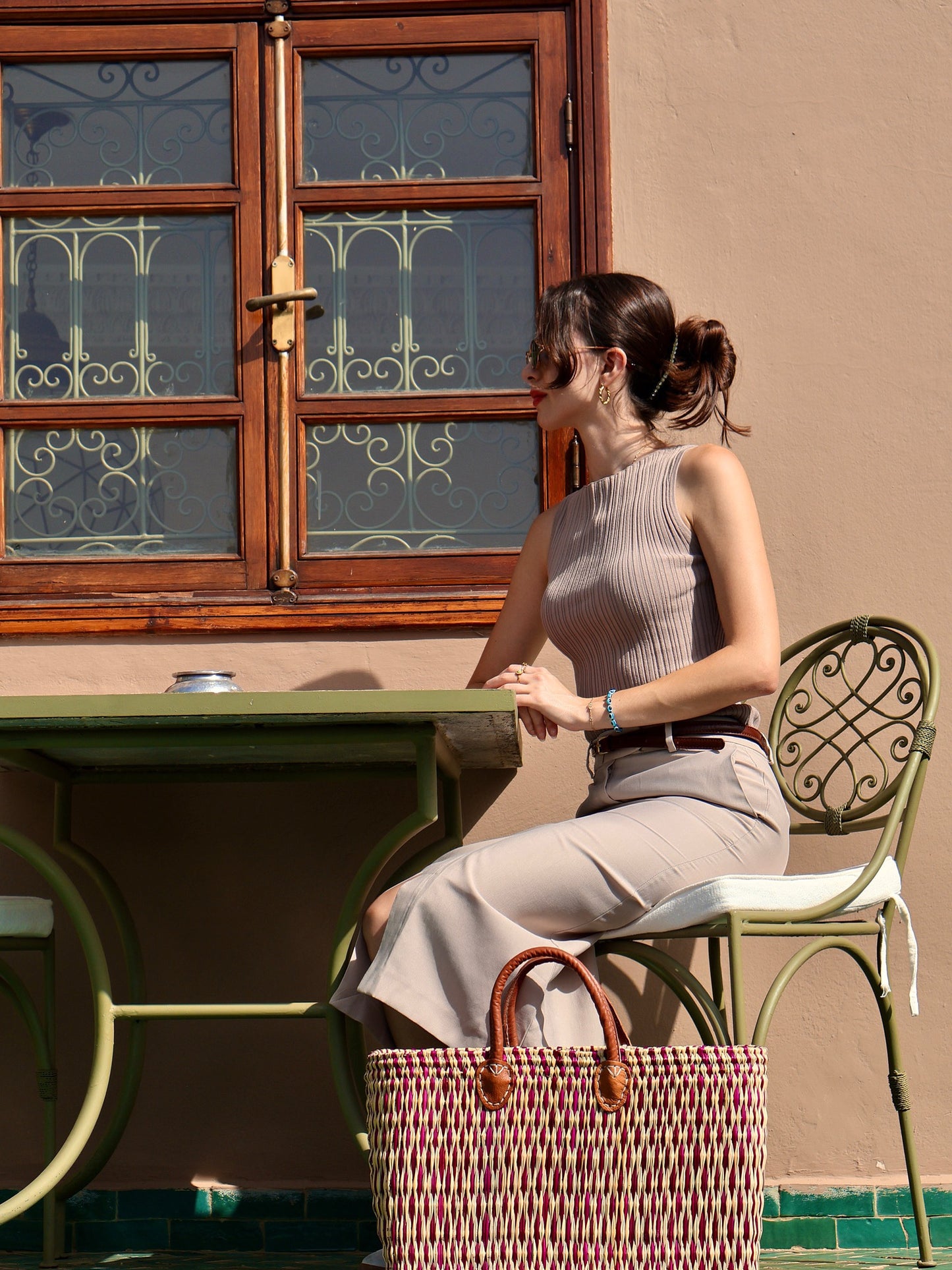Casablanca Reed Bag/ Basket