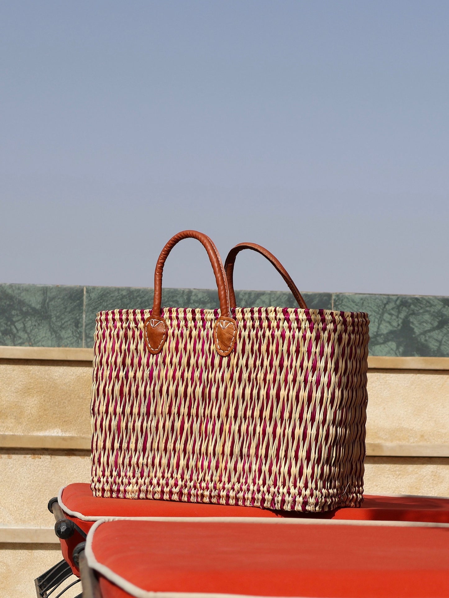 Casablanca Reed Bag/ Basket