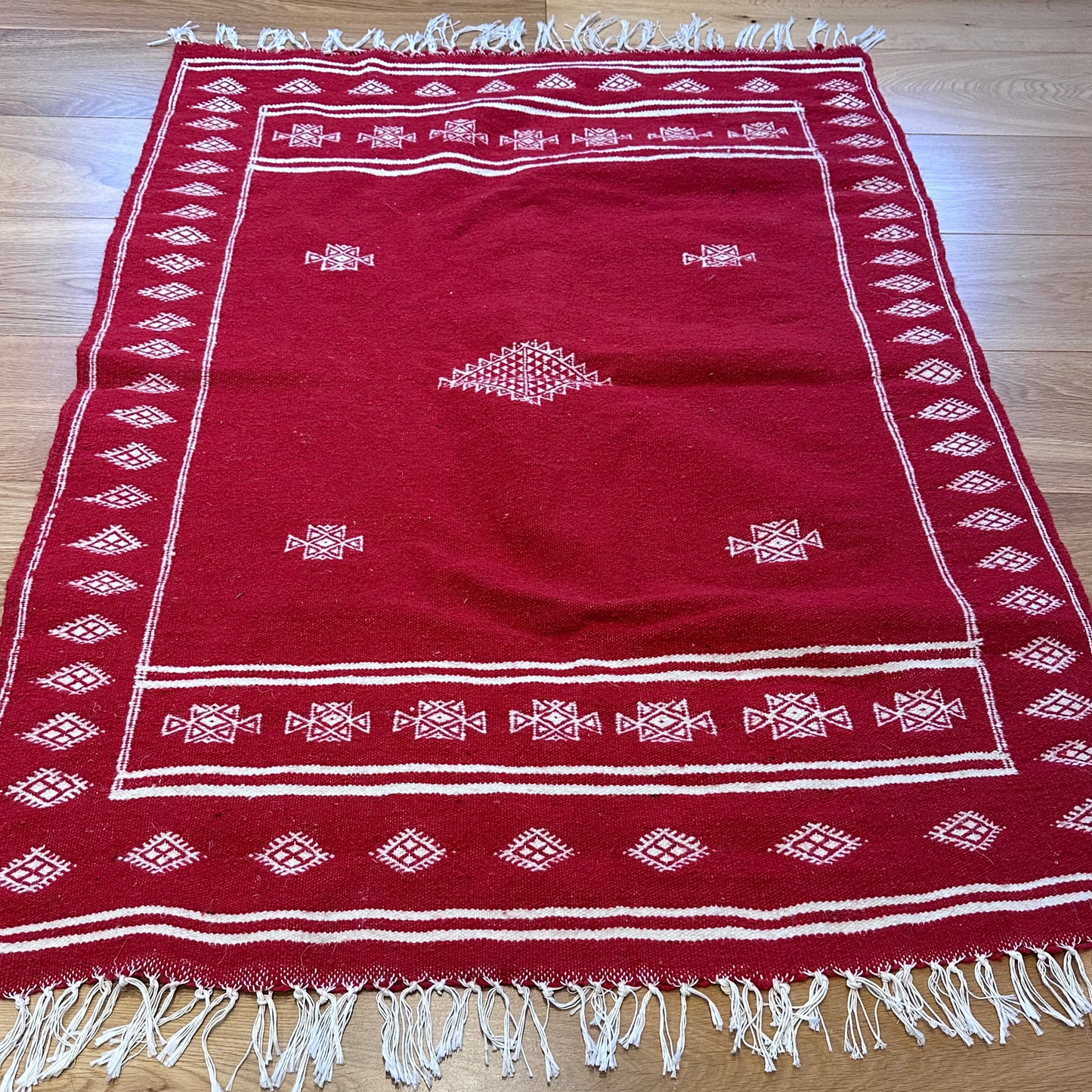 Handmade Tunisian Wool Rug