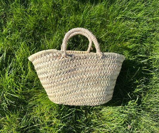 Meknes Woven Straw Basket