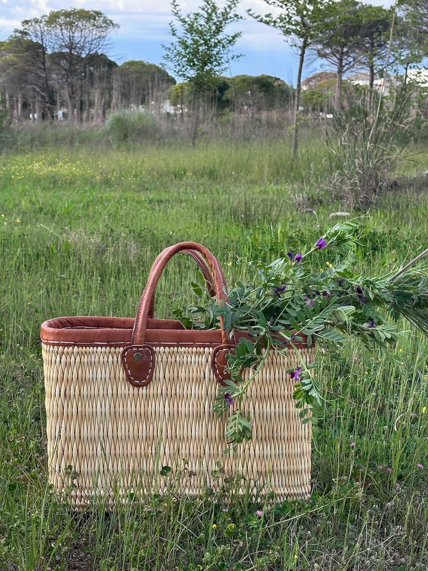 Marrakech Reed Bag/Basket