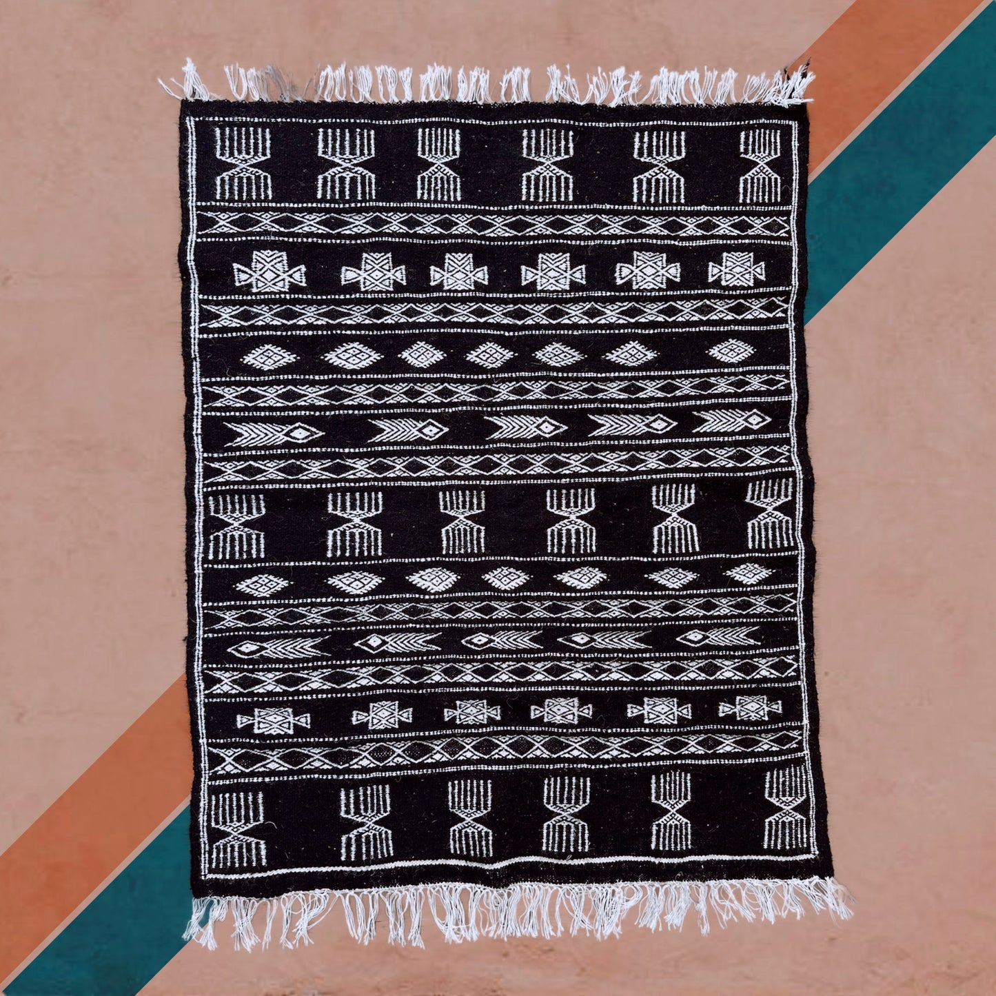 Handmade Tunisian Wool Rug