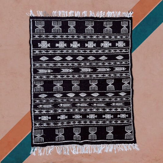 Handmade Tunisian Wool Rug