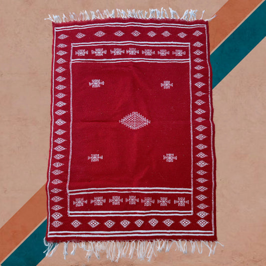 Handmade Tunisian Wool Rug